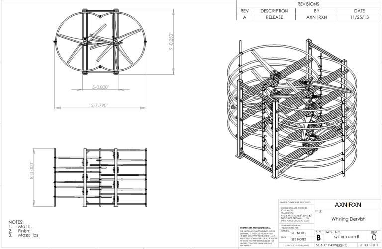 CAD Drawing for Dervishes